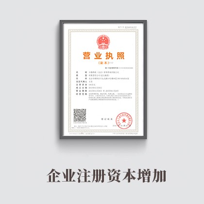 注册资本变更(外资)
